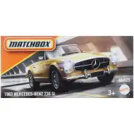 Matchbox: Modellino Mercedes-Benz 230 SL del 1963 in scatola di cartone, scala 1/64 - Mattel