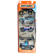 Matchbox: Off Road II. Set da 5 macchinine in scala 1:64 - Mattel