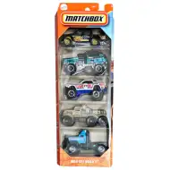Matchbox: Off Road II. Set da 5 macchinine in scala 1:64 - Mattel