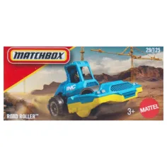 Matchbox Road Roller macchinina blu 1/64 – Mattel