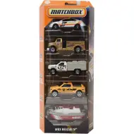 Matchbox: Set di 5 macchinine MBX Rescue IV - Mattel