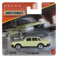 Matchbox: Volvo 240 del 1986 auto giocattolo gialla 1/64 - Mattel