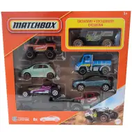 Matchbox: set di 8 macchinine con esclusiva auto di soccorso GHE-O - Mattel