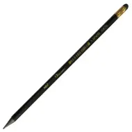Matita senza legno nera-oro Tesoro con gomma