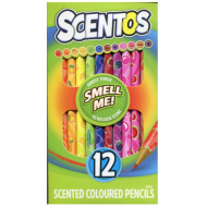 Matite colorate profumate Scentos da 12 pezzi