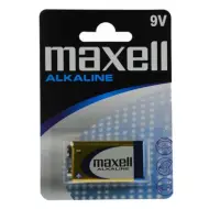 Maxell: Batteria alcalina 9V 6LR61 confezione blister 1 pezzo