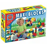 Maxi Blocks grande scatola di mattoncini da costruzione 56 pezzi - D-Toys
