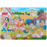 Maxi puzzle con animali della fattoria - D-Toys