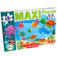 Maxi puzzle con animali marini - D-Toys