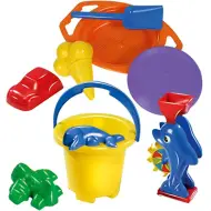 Mega set di giochi da sabbia assortiti 9 pezzi - D-Toys
