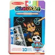 Melissa &amp; Doug: Gioco creativo con graffi darte di Chase della Paw Patrol