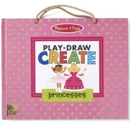 Melissa &amp; Doug: Set da disegno cancellabile e creativo magnetico a tema principessa