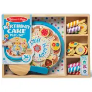 Melissa &amp; Doug: Set di gioco torta di compleanno in legno - Spin Master