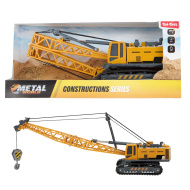 Metal World Macchine da lavoro - Gru cingolata in metallo in scala 1/55