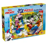 Mickey Mouse 2 in 1 puzzle da 250 pezzi e album da colorare 50x35 cm - Lisciani