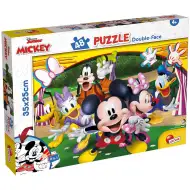 Mickey Mouse 2 in 1 puzzle da 48 pezzi e album da colorare 35x25 cm - Lisciani