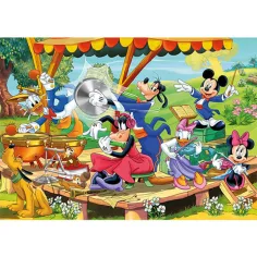 Mickey Mouse Supercolor 2 in 1 puzzle 2x60 pezzi - Clementoni immagine 2