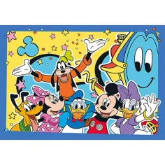 Mickey Mouse e i suoi amici Supercolor 2 in 1 puzzle 2x20 pezzi - Clementoni immagine 2