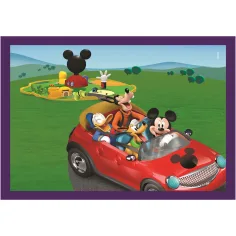 Mickey e i suoi amici 4 in 1 Supercolor puzzle - Clementoni immagine 2