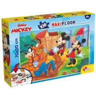 Mickey e i suoi amici puzzle e libro da colorare 2 in 1, 108 pezzi, 70x50 cm - Lisciani