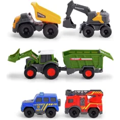 Micro City set da 5 macchinine apribili - Dickie Toys immagine 2