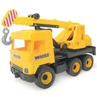 Middle Truck: Camion gru 43cm giallo - Wader