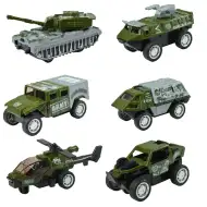 Militare: Veicoli militari in diverse varianti 1/55 1 pezzo