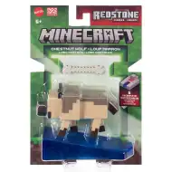 Minecraft: Lupo Castagna, personaggio lupo con accessori - Mattel