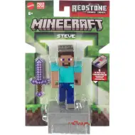 Minecraft: Personaggio giocattolo Steve con accessori - Mattel
