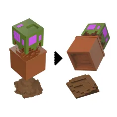 Minecraft Reveal minifigura in contenitore - Quercia - Mattel immagine 3
