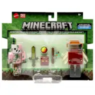 Minecraft: Set di figure Zombified Piglin e Strider - Mattel