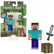 Minecraft: Set di figure del personaggio Steve - Mattel