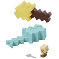 Minecraft: Svela Minifigura del Marinaio Biondo in un Contenitore a Forma di Spada Gialla - Mattel