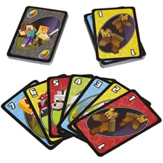 Minecraft UNO gioco di carte - Mattel immagine 2