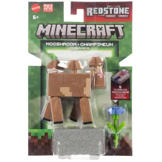Minecraft: figura Mooshroom con accessori - Mattel