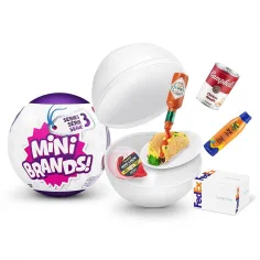 Mini Brands: Confezione sorpresa da 5 pezzi di mini marche mondiali, serie 3 immagine 2