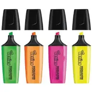 Mini evidenziatore in quattro colori diversi
