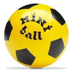 MiniBall pallone in gomma con motivo da calcio 14 cm in diverse varianti immagine 4