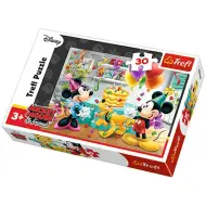 Minnie: Puzzle da 30 pezzi con torta di compleanno - Trefl