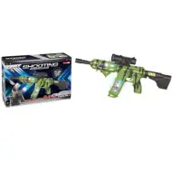 Mitragliatrice elettrica mimetica militare con luce 49 cm