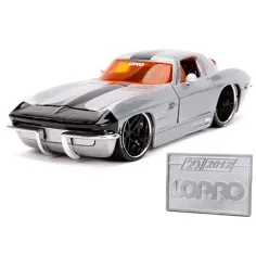 Modello dauto in metallo 1963 Chevy Sting Ray 1/24 - Simba Toys immagine 3