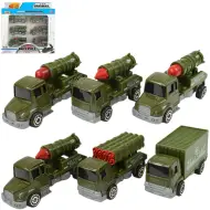 Modello di Auto: Set di 6 Mini Auto Militari