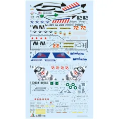 Modello di aereo Italeri 1/48 F-16C Fighting Falcon immagine 6