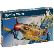 Modello di aereo da caccia Italeri 1/72 Spitfire Mk. Vb
