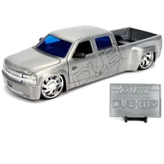 Modello di auto in metallo 1999 Chevy Silverado Dooley 1/24 - Simba Toys immagine 4