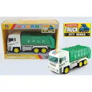 Modello di camion della spazzatura con container con luce da 27 cm