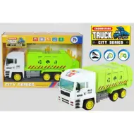 Modello di camion per il trasporto di rifiuti riciclati con luce da 37 cm