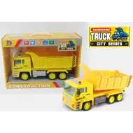 Modello di camion ribaltabile di colore giallo da 27 cm