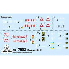 Modello di carro armato Churchill Mk. III Italeri 1/72 immagine 8