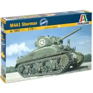 Modello di carro armato M4A1 Sherman Italeri 1/72
